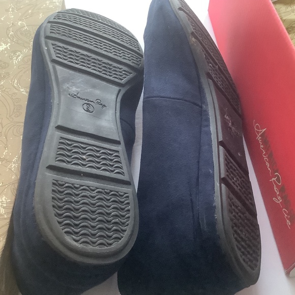 BRAND NEW American Rag ballet flats, blue faux suede, comfy classic NIB… - Picture 4 of 5